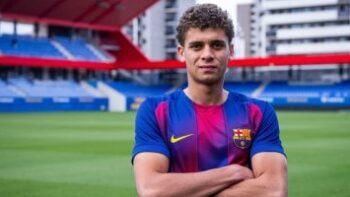 إصابة عضلية تبعد حمزة عبد الكريم مؤقتاً عن برشلونة للشباب