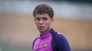 حمزة عبد الكريم يتغيب عن شباب برشلونة بسبب إصابة